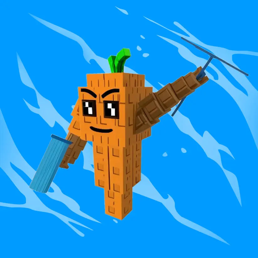 Mr Carrot Plants vs Brainrots