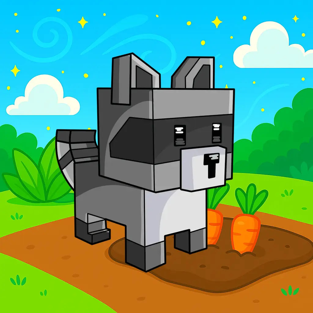 Raccoon Grow A Garden