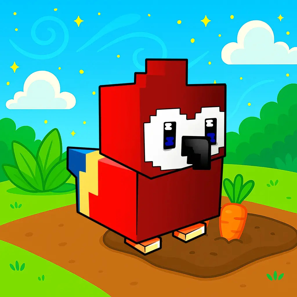 Scarlet Macaw Grow A Garden