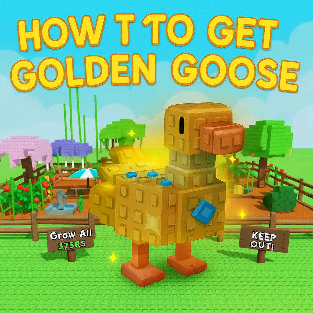 Get the Golden Goose Roblox Grow a Garden Pet - BLOXXER