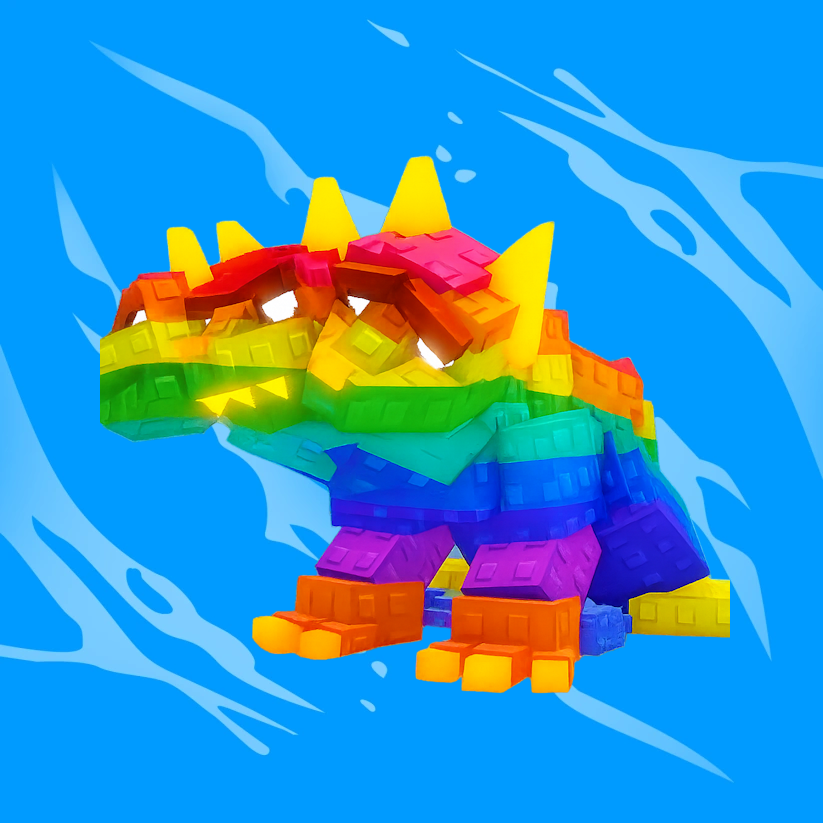 Rainbow Cerberinno Hotdoggino