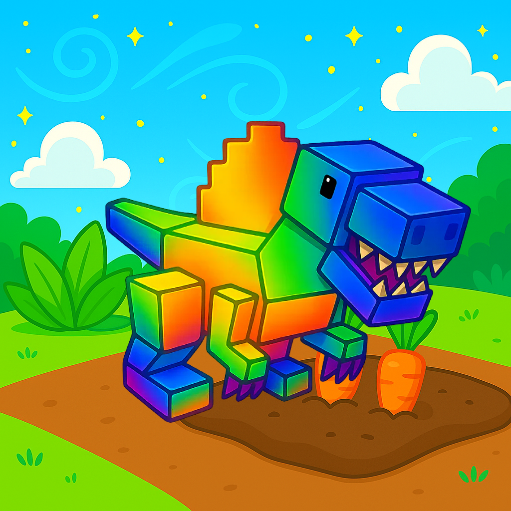 Rainbow Spinosaurus